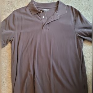 Men's chocolate brown Croft &Barrow polo shirt